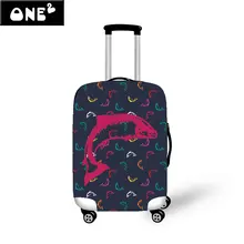 Newest Tropical Fish Luggage Protective Cover Apply to 22-26 Inch Suitcase Elastic Travel Luggage Dust Covers Ocean Animal Cover