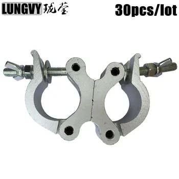 

Free Shipping 30pcs/Lot 40-52mm 250kg Aluminum Alloy Mount Large Hook For Beam Moving Head Light Led Stage Lighting