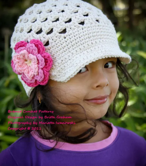 crochet cloche hats for children