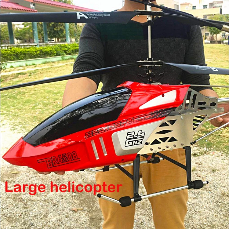 

2019 HOT 3.5CH Extra Large big 65cm Remote Control alloy RC Helicopter with Gyro RTF camera for kids Outdoor Flying toys