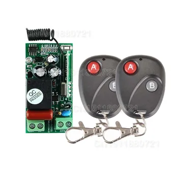 

AC220V 1Ch 10A 433MHZ RF Wireless Switch Remote Control Light Switch With 2PCS Transmitter