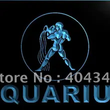 LK445-Водолей Знак зодиака, астрология подарок светодиодный неоновый Световой значок для домашнего декора