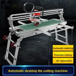 Электрический многофункциональный Полностью Автоматическая рабочего стола резки плитки 45 градусов фаски машины 220 В 2300 Вт 1000 мм 13000r/мин