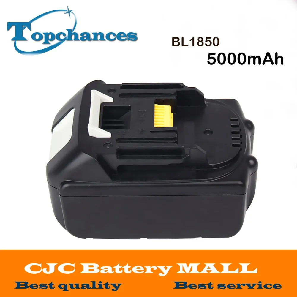 

High Quality High Capacity 5000mAh 18V Li-ion Replacement Battery for Makita BL1850 BL1830 BL1845 BL1840 LXT
