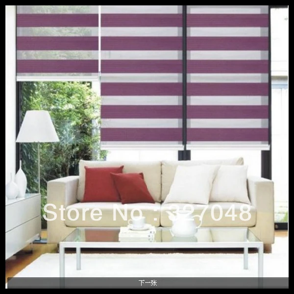 Buy Popular zebra blinds/double layer roller blinds