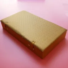 Хлопок Заполненный большой 10 коробка для часов с пазами дерево 10 сетка шелковая парча коробка для поделок нефритовые камни коробка для хранения ювелирных изделий подарок