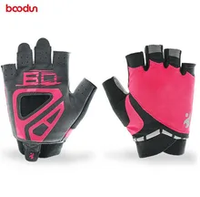 Luvas de Fitness Musculação Luvas Boodun New Feminino Mulheres Respirável Esportes Luvas De Levantamento de Peso Yoga Halteres