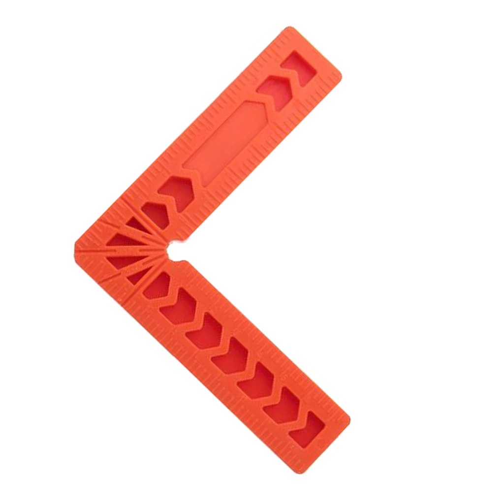 2pcs 90 Deg L Shape Square Right Angle Clamps Corner Clamping Ruler Plastic 3''