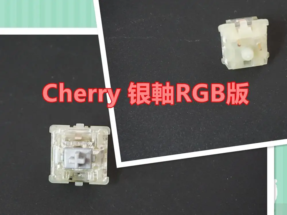 5 шт./упак. оригинальные Cherry MX RGB серебристый переключатель вишня механическая клавиатура переключателя
