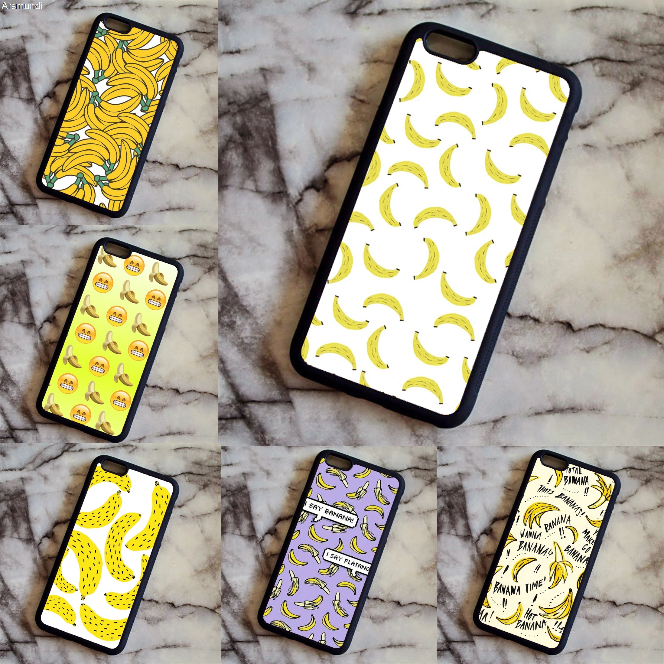 Arsmundi font b 2018 b font Fruit Food Donut of Fundas Fashion Watermelon Banana Pineapple Fruit