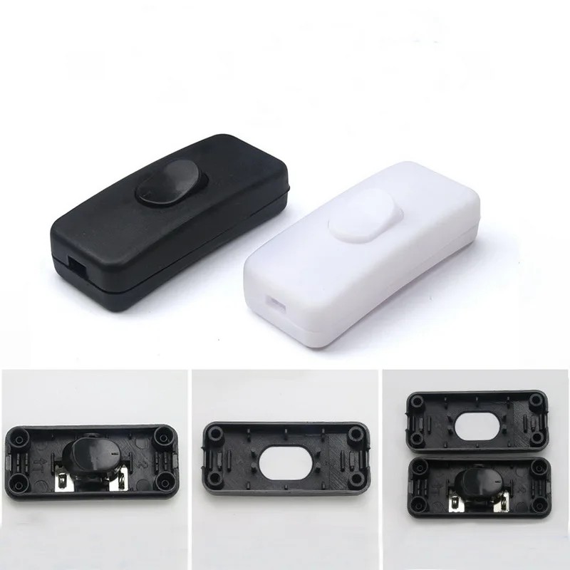 10pcs/lot High Quality Black 303 Switch Halfway Rocker Push Button Rocker Switch Table Lamp Online Switch