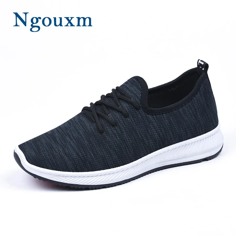 

Ngouxm Men Shoes Summer 2019 Mens Casual Sneakers for Man Breathable Fashion Shoes Lace Up High Quality Sneakers