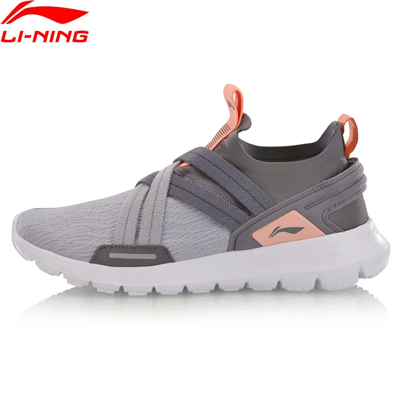 Цена Li Ning женские кроссовки для бега FLEXRUNNING V2 с дышащей подкладкой; спортивная обувь; кроссовки; ARKP002 XYP898