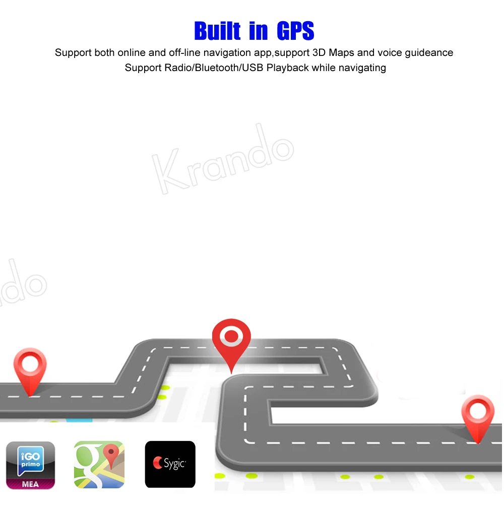 Best Krando Android 6.0 10.4" Vertical screen car radio player for Lexus GS300 GS450 GS460 2005-2011 entertainment multmedia system 3