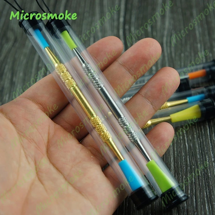 Titanium tip Plastic tube Dabber tools 10 piecelot