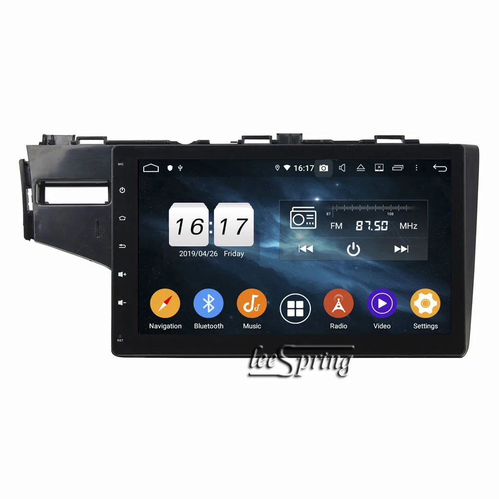 Discount 10.1 inch 4+32G Android 9.0 car multimedia Player for Honda FIT 2014-2015 with GPS Wifi NO DVD 0