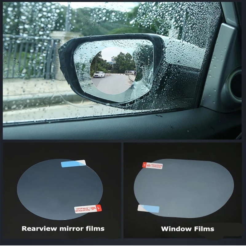 2pcs/set anti fog rainproof protective films for honda c rv crv and car