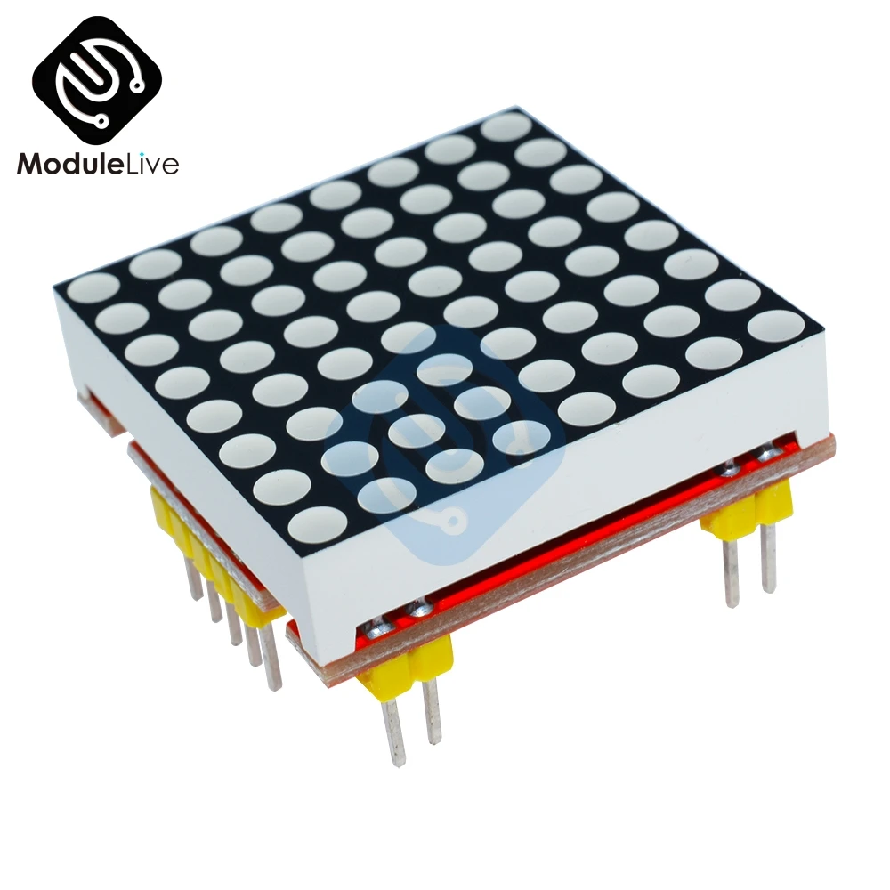 Красный светодиодный точечный MAX7219 матричный общий катод микро-контрольный модуль управления 5 В/3,3 В СВЕТОДИОДНЫЙ матричный 8x8 8*8 для 8x8 Arduino