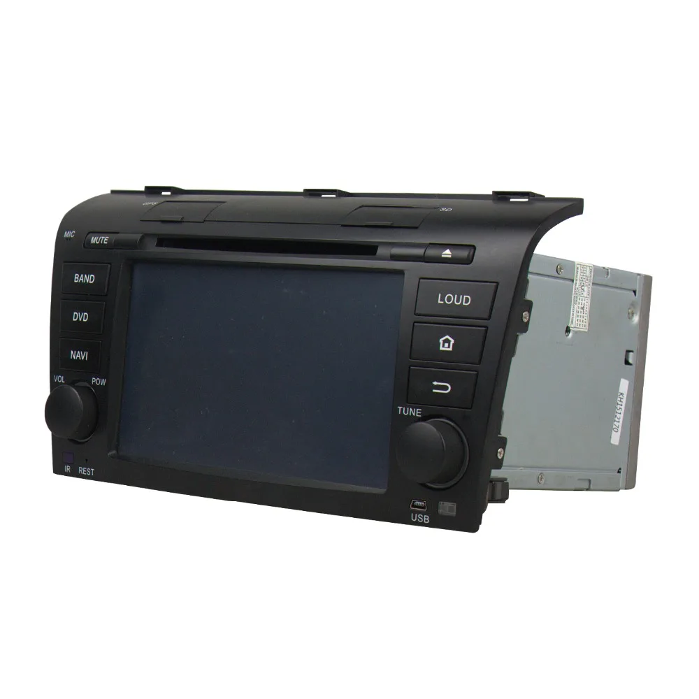 Best KLYDE 7" 2 Din Android 8.1 Car Radio For MAZDA 3 2004-2009 Car Audio Multimedia Player Car Stereo RAM 2GB DVD Player Flansh 16GB 1