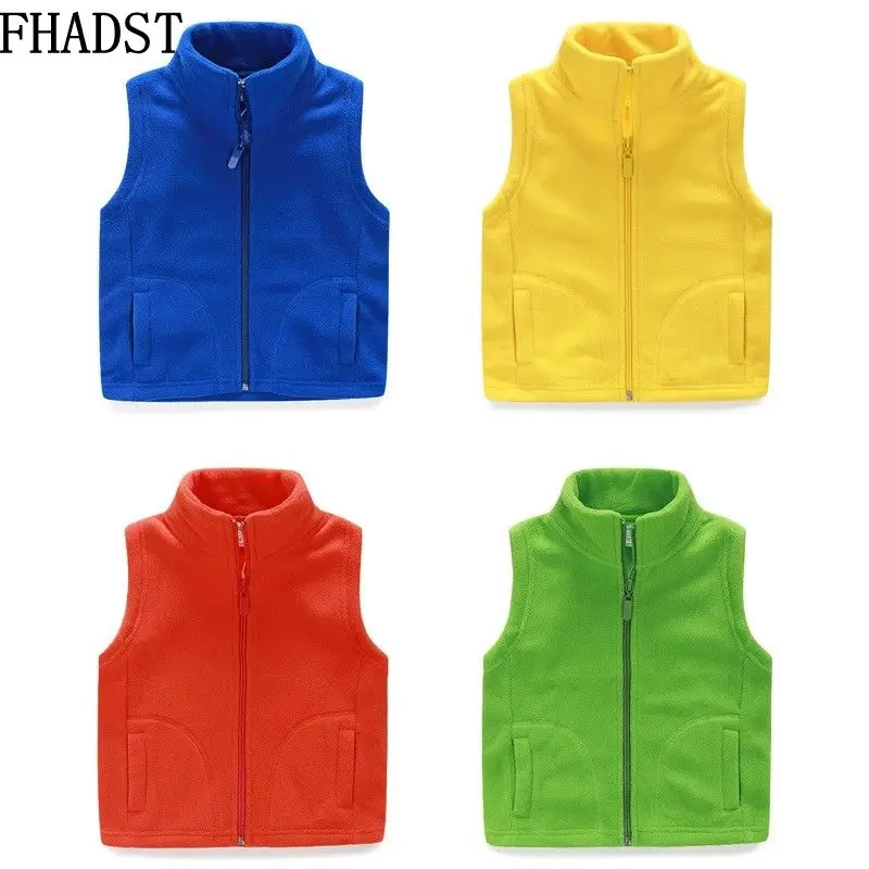 

FHADST Brand Child Outerwear Baby waistcoat Winter High Quality Children Cotton Vest Kids Boys And Girls Parka Vest Warm Coat