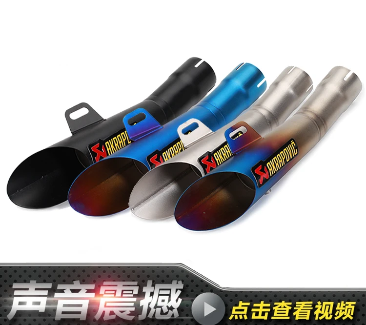

Universal Motorcycle GP Pot Escape Motorcross Scooter Akrapovic Exhaust Pipe Muffler Z750 R1 R6 MT03 FZ1 Ninja ER6N KTM