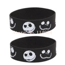 50 шт Популярный кошмар перед Рождественский браслет силиконовые браслеты для мужчин и женщин ювелирные изделия подарок модные аксессуары H-94