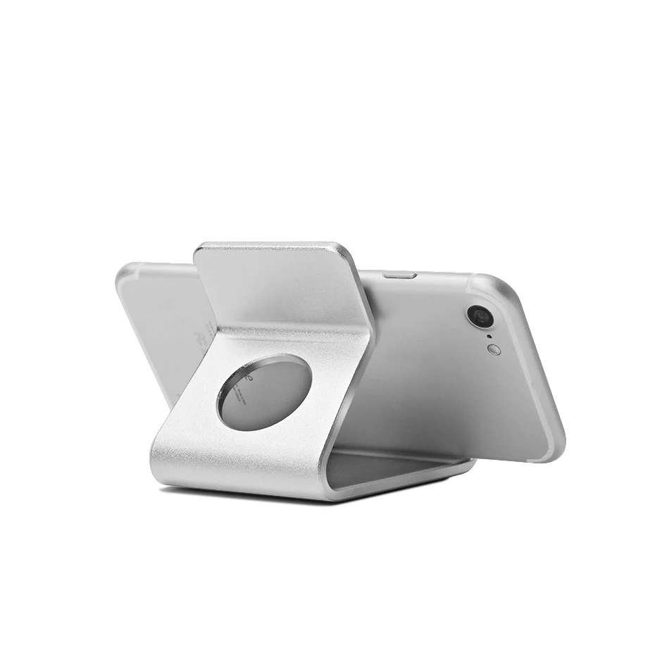  Mobile Phone Holder Stand Desk Aluminum Metal Desktop Mount Dock for iPhone 7 6s 6 5s for Samsung S