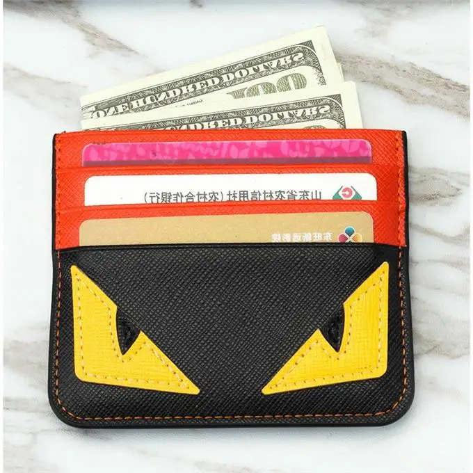 2019 small wallet card women Unisex Fashion Women Lichee Pattern Bank Card Package Coin Bag Card Holder