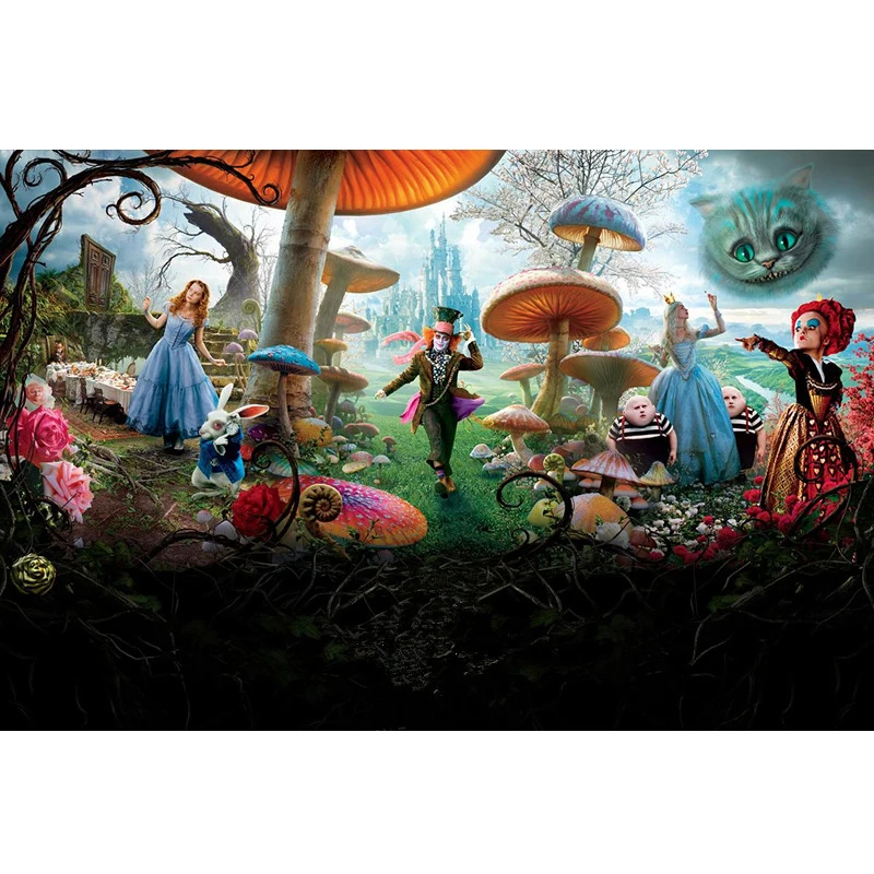 

bead Embroidery Diamond mosaic,Alice Wonderland Cheshire Cat diamond painting,Stitch Cross,3D pattern,almaznaya,stickers JS2819