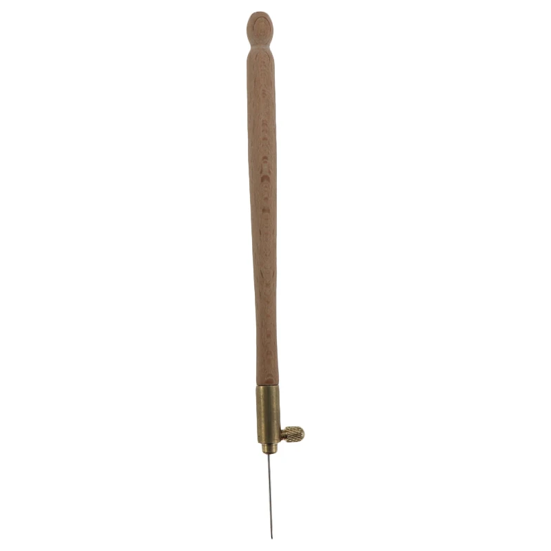 Крючок с деревянной ручкой, цветок, бисерный, французский, анти-вышивка, набор инструментов для вязания крючком с 3 иглами, игла, искусство и ремесло