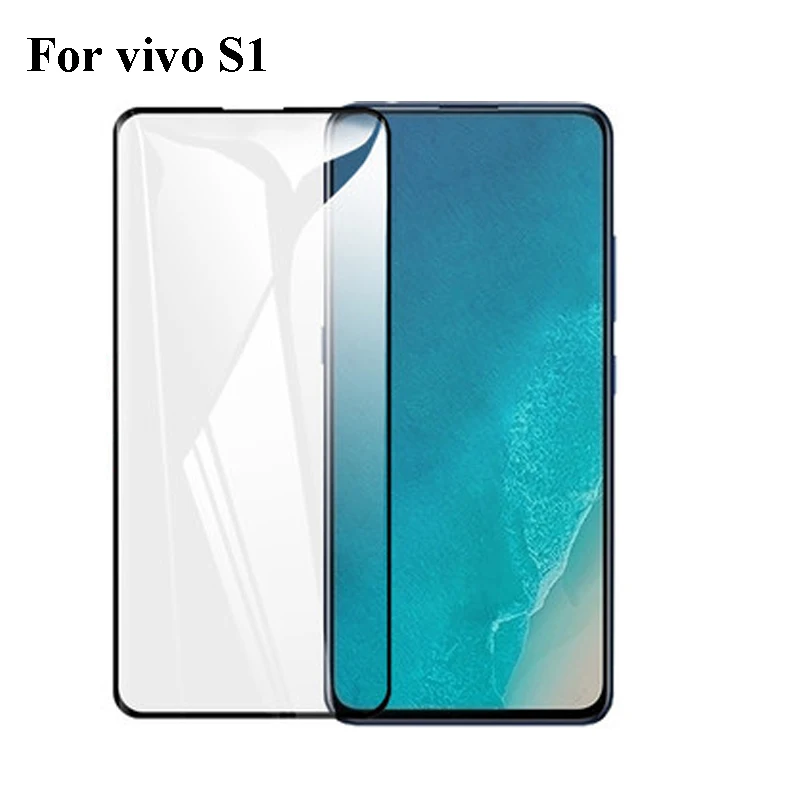 Закаленное 3d стекло для Vivo S1 2 шт. полноэкранная Защитная пленка S1|Защитные стёкла