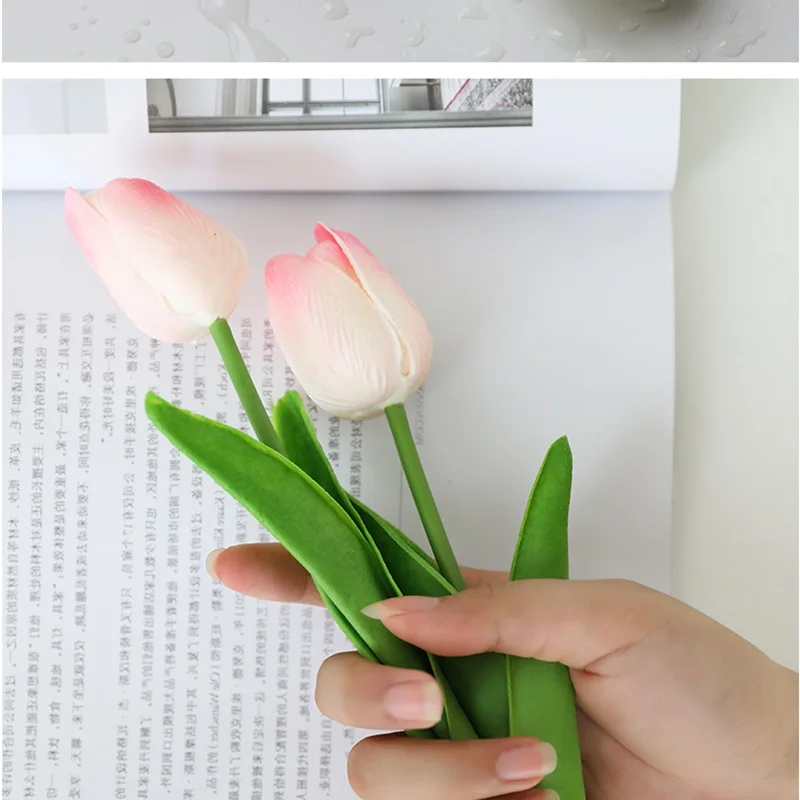 Xuanxixiaotong 5 шт./лот Искусственные цветы тюльпаны букет невесты PU Calla para decora букет цветы для дома Свадебные Декоративные