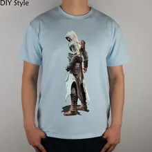 CLASSIC killer GAME ASSASIN CREED T-shirt cotton Lycra top new arrival Fashion Brand t shirt for men