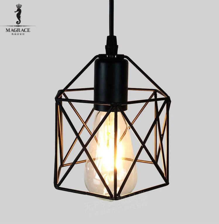 Vintage American Industiral Loft Pendant Light Iron Drop Hanging