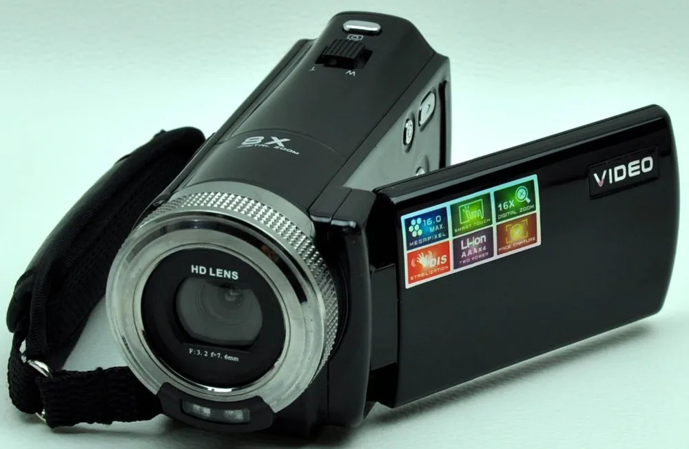 cheapest digital video camera with 6 milion more pixels HDD/Flash memory media type camcorder