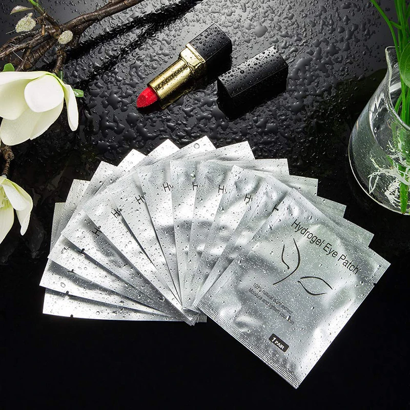 

50 PC Eyelash Under Eye Pads Lint Free Patches For Eyelash Extension Supplies Lashes Extension For Professionals make up Tools