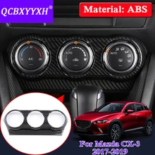 QCBXYYXH автомобильный охлаждающий воздух Панель рамка Крышка для Mazda CX-3- Автомобиль Стайлинг внутренние украшения аксессуары C блестками