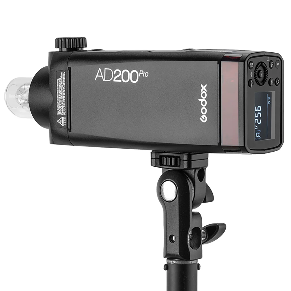 Godox AD200Pro TTL 1/8000 HSS with Built-in 2.4G Wireless X System 2900mAh Lithimu Battery Outdoor Flash Light on camera flash camera flash