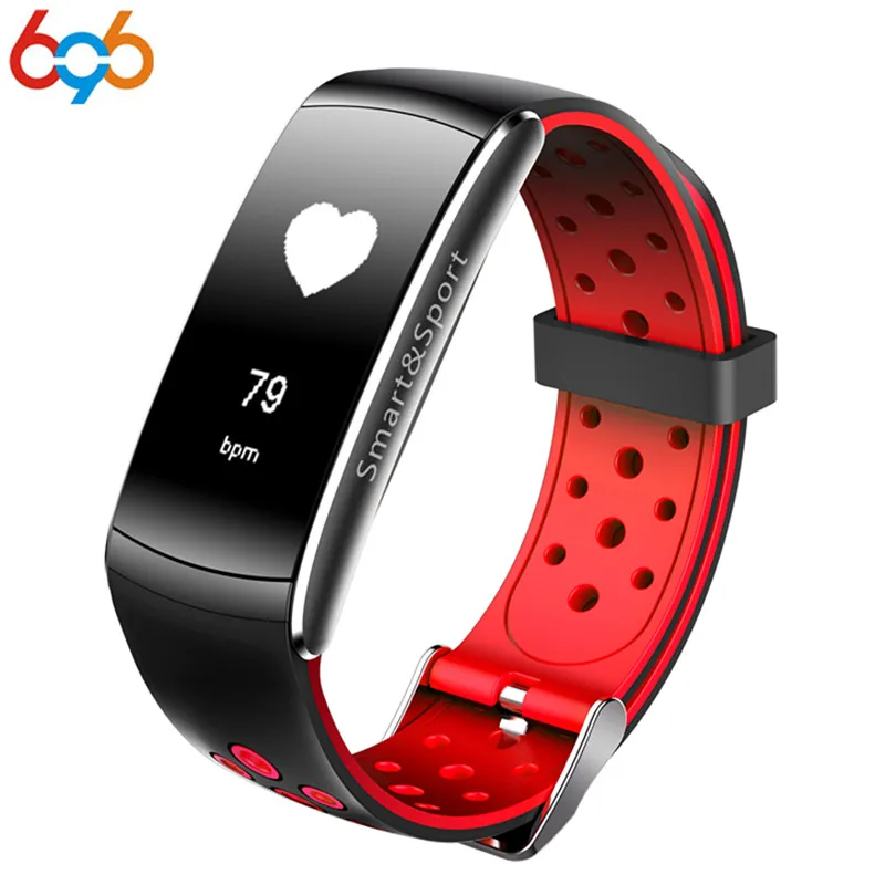 

Smartch IP68 Waterproof Swim Sport Smart Bracelet Blood Pressure Heart Rate Monitor Fitness Tracker Bluetooth Wrist Band Watch S
