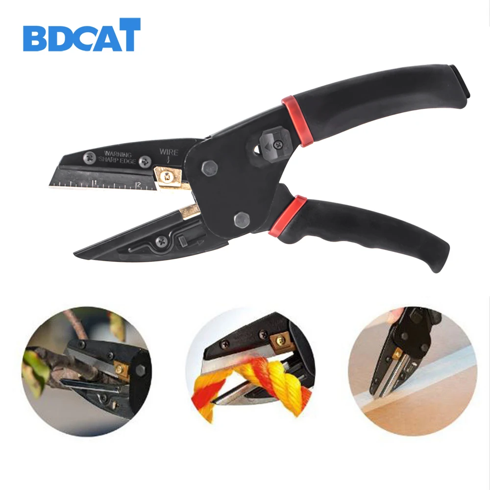 

BDCAT 1pc 3 in 1 Multi-function Wire Cutter 330 Steel Cable Cutting Tool 270x140mm For Hand Tools