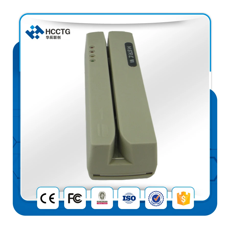 US $130.00 HCC206 Software POS USB Magnetic Reader Triple Tracks ReaderWriter Bank Card Writer