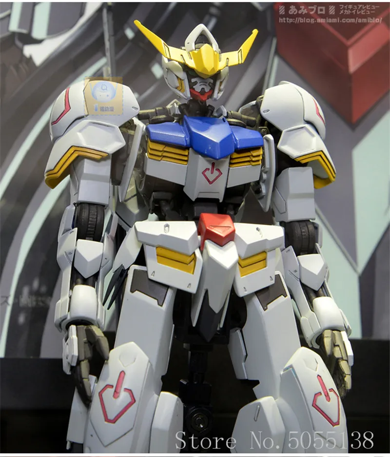 Bandai Gundam модели в наличии на складе в сборе 01886 ТВ 01 1/100 Barbatos робот Гандам Рисунок Аниме Драконий жемчуг игрушки Рисунок подарок