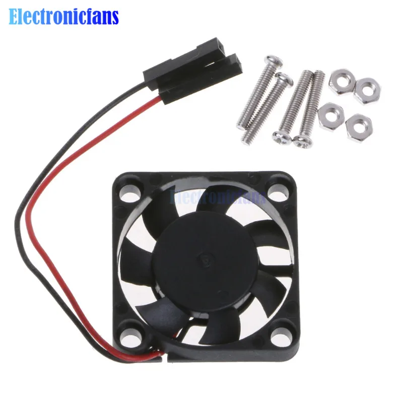 

1 Set ABS 3.3V/5V Mini Cooling Fan Heat Sink For Raspberry Pi 3/2/B+ Model Computer