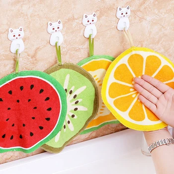 

new baby hand towel soft children's baby Hand Towel Cartoon Animal Rabbit Plush Kitchen Soft Hanging Bath Wipe Towel Kids