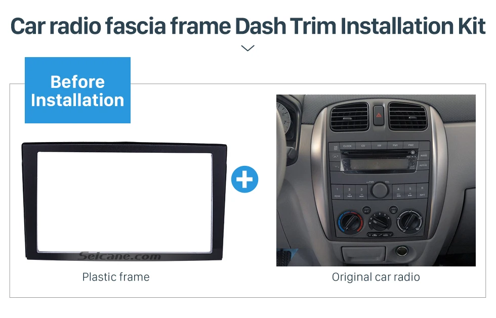 Seicane 2 Din Dash комплект накладка аудио рамка автомобиля стерео радио Панель для 2002 Mazda Premacy 173*98 178*100 178*102 мм