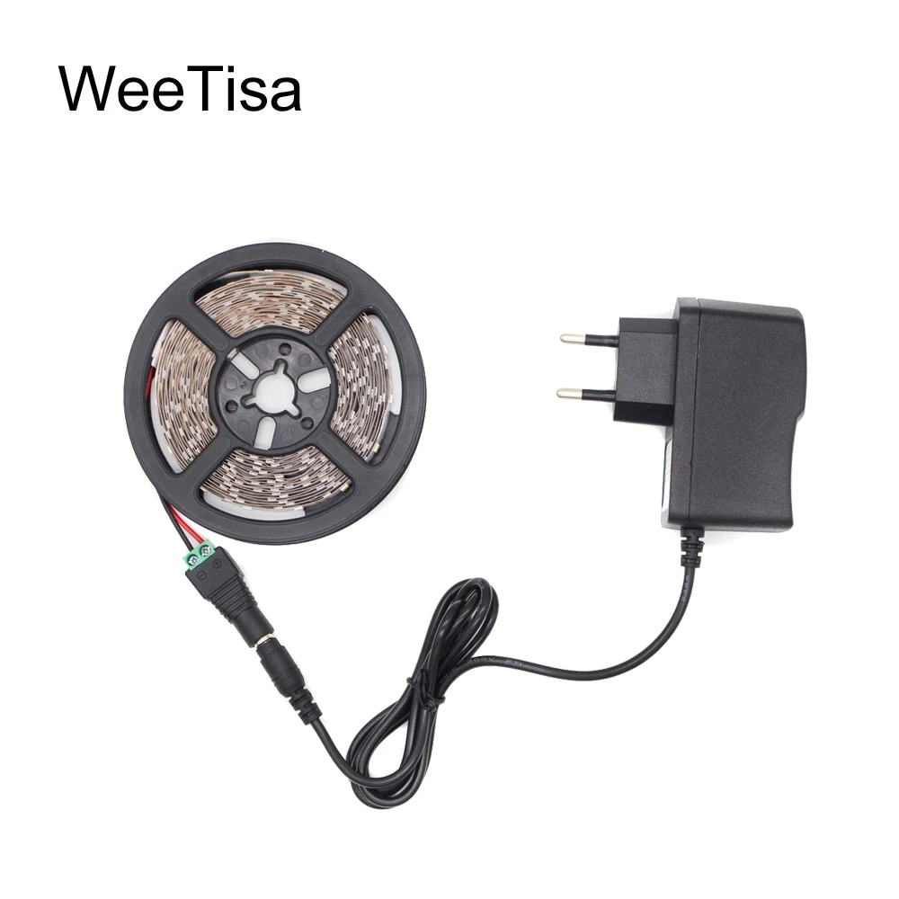 Светодиодная Водонепроницаемая ленсветильник SMD 2835 RGB 12 В 5 м 10 м|Светодиодные