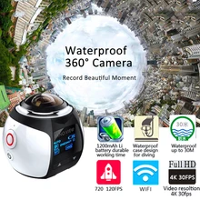 Action Camera WiFi 360 Camera Panorama 4K 16MP 3D Sport DV DVR Waterproof Digital Camcorder VR Video Cam For iphone 6s xiaomi Lg