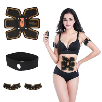 

Wireless EMS Electric Pulse Treatment Massager Sports Abdominal Muscle Trainer Weight Loss Stimulator Fitness Massager