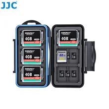 JJC Memory Card Storage SD/SDHC/CF/XD/SXS/XQD Cards Case Water-Resistant Box for Canon/Nikon/Sony/Fujifilm/Olympus/Leica Camera