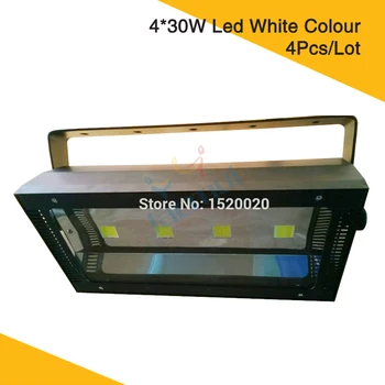 

(4Pcs/Lot) Dmx Led 150W Strobe Light / 4Pcs*30W Led White Colour Dmx 4 Channels New Arrival